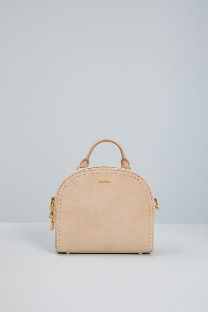 Rigid suede bag Intrend