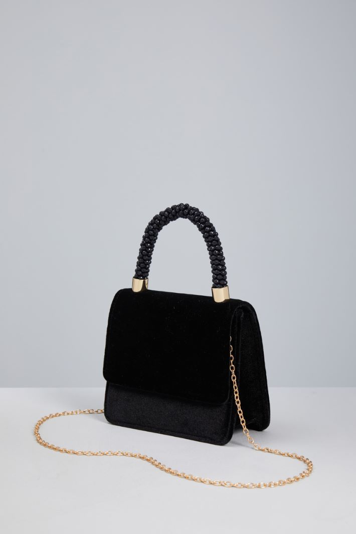 Velvet effect bag Intrend - 2