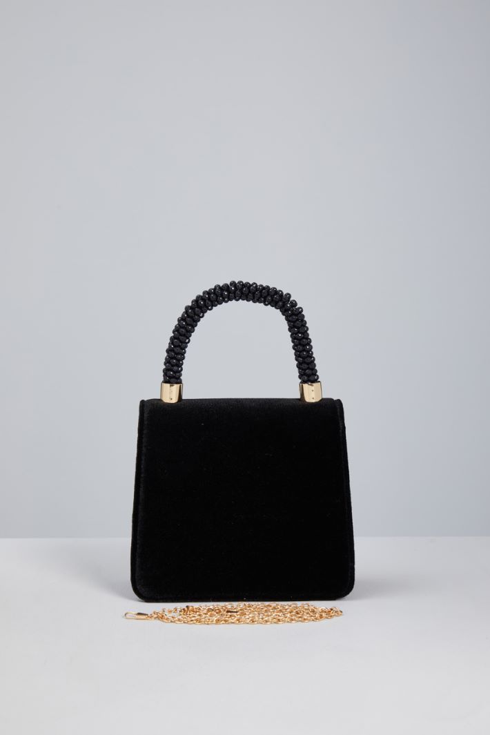 Velvet effect bag Intrend - 3