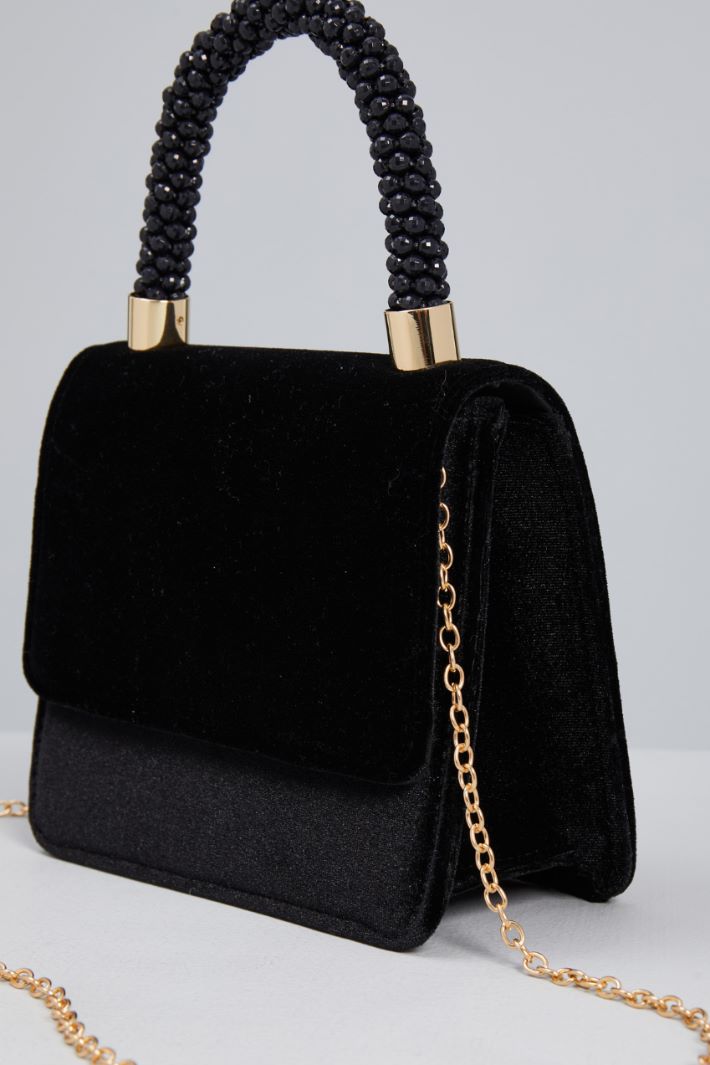 Velvet effect bag Intrend - 4