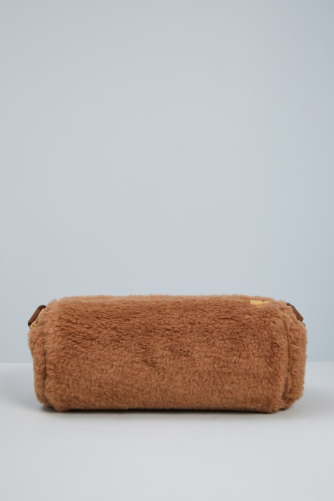 Borsa a cilindro in cammello
