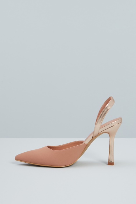 Slingback con nastri