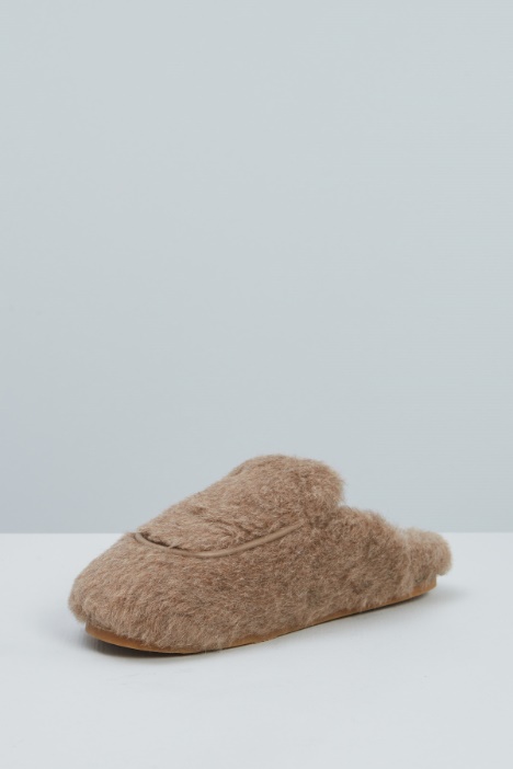 Sabot effetto peluche