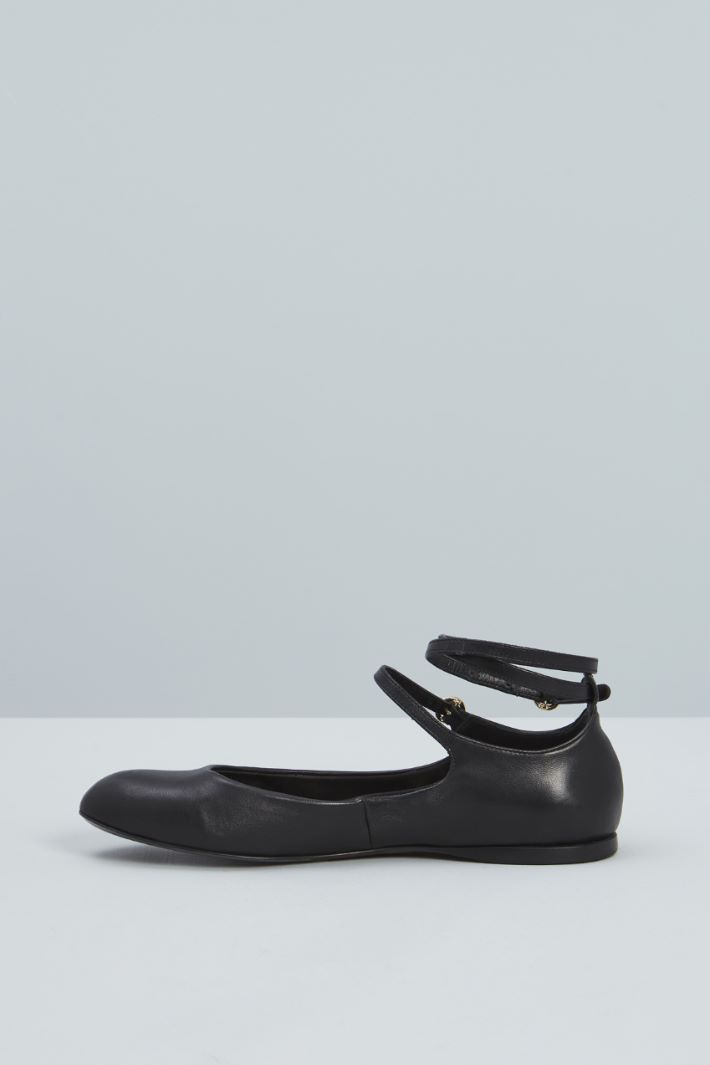 Ballerinas with straps Intrend - 3