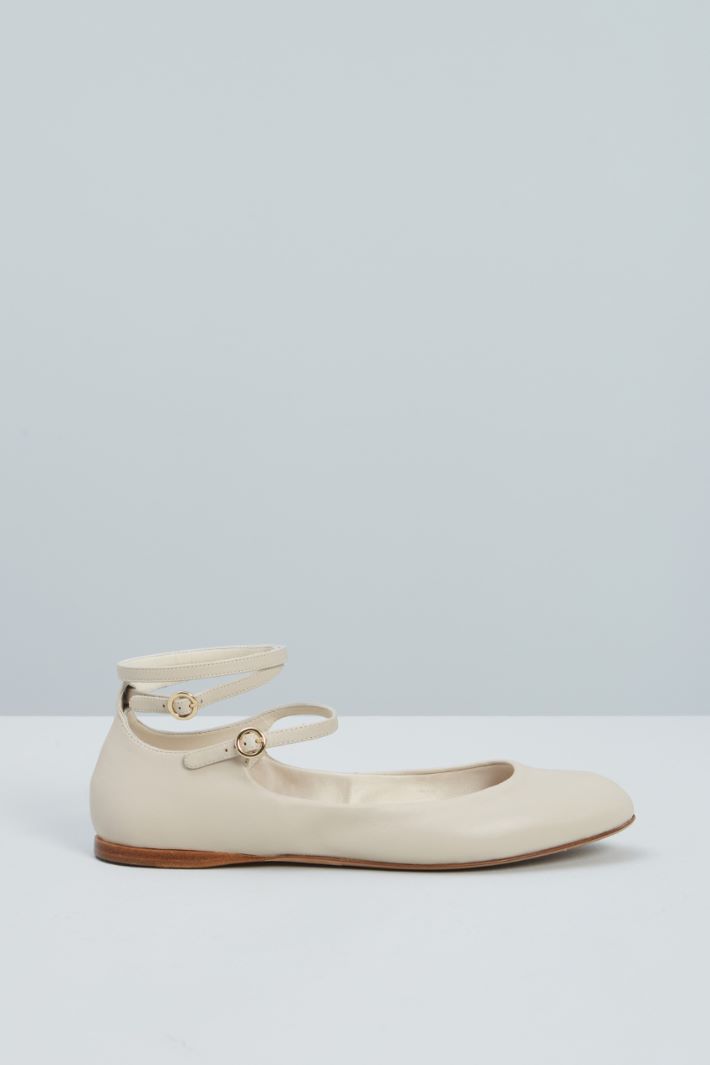 Leather ballerinas Intrend