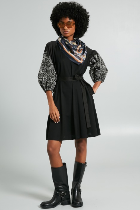 Estola de lona estampada