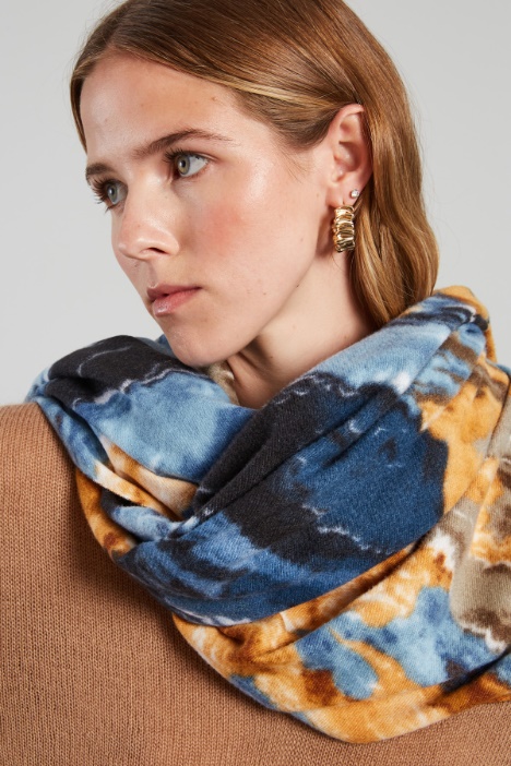Sciarpa in panno stampato