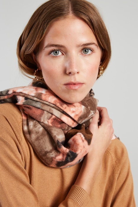 Bufanda de tela estampada