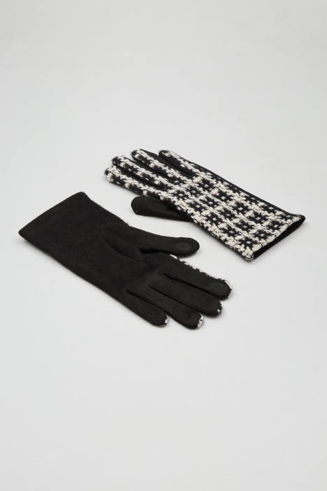 Gloves with lurex fibre Intrend