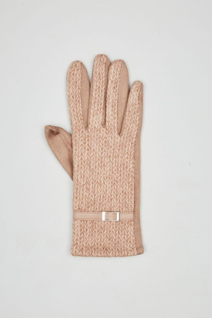 Gloves with raised motif Intrend - 2