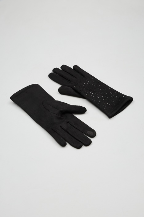 Micro-rhinestone gloves Intrend