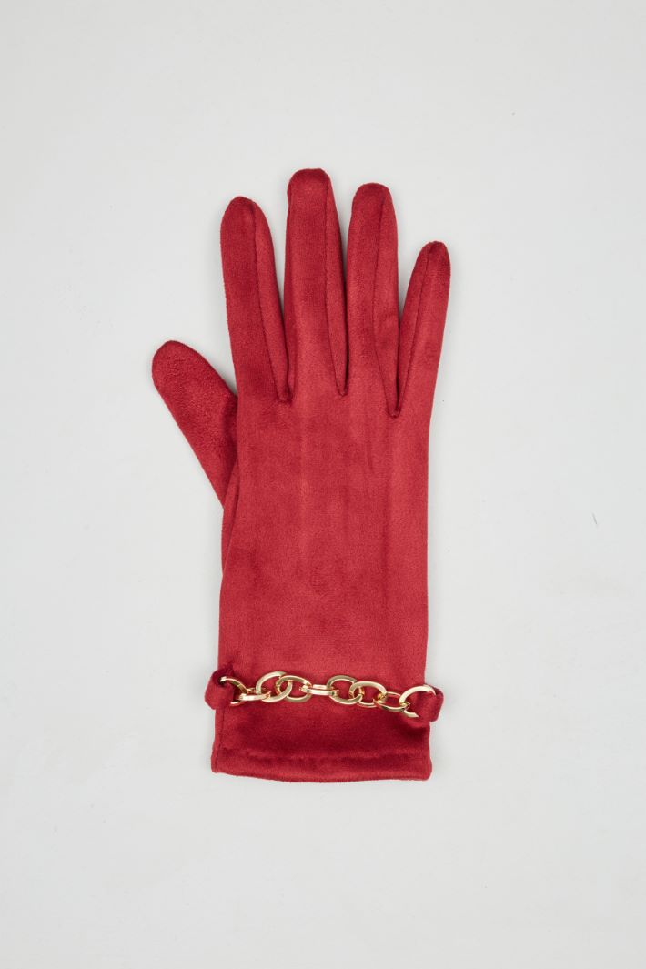 Chain-detailled gloves Intrend - 2