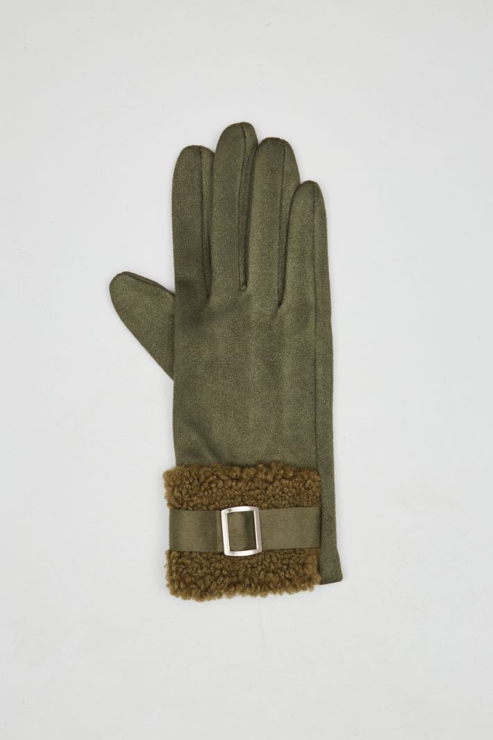 Gloves with plush insert Intrend - 2