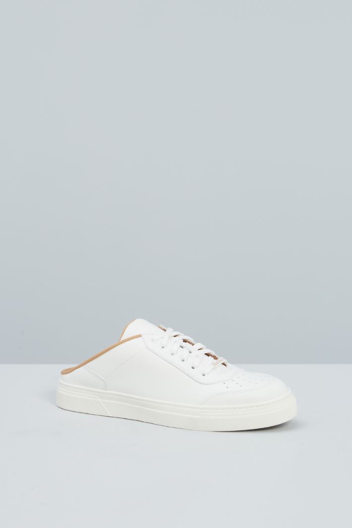 Leather mule sneakers Intrend - 2