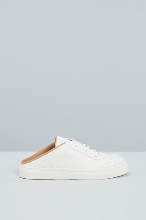 Leather mule sneakers Intrend