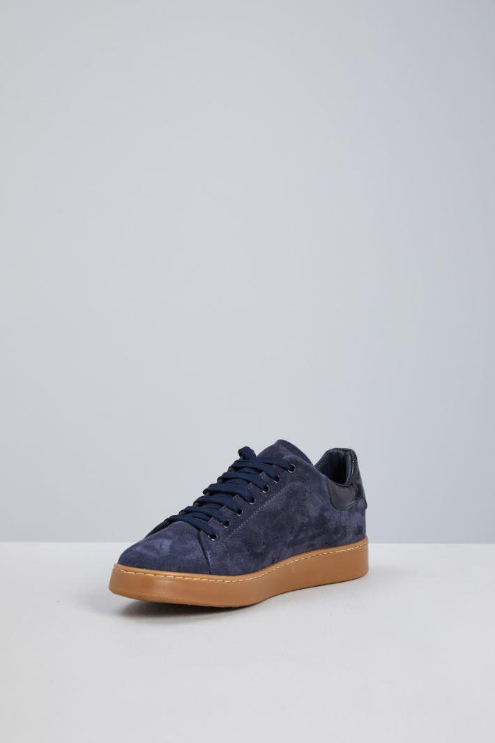 Suede-effect leather sneakers Intrend - 3