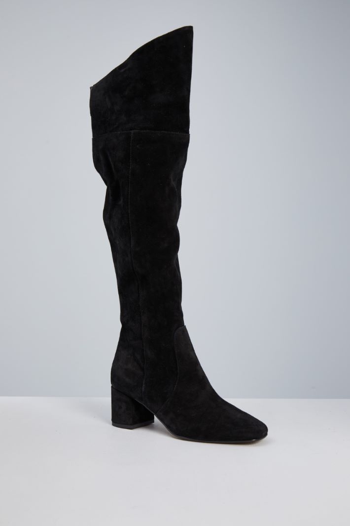 High boots with folded hem Intrend - 2