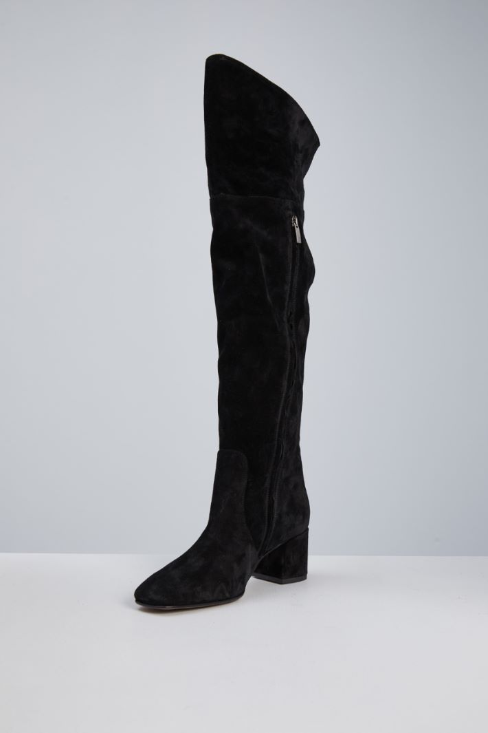 High boots with folded hem Intrend - 3