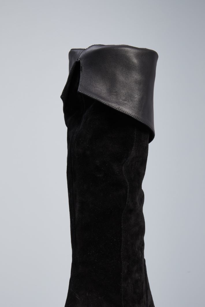 High boots with folded hem Intrend - 4