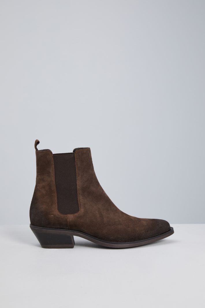 Suede Texan boots Intrend