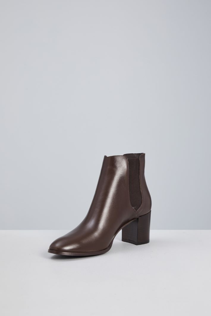 Leather ankle boots with heels Intrend - 3