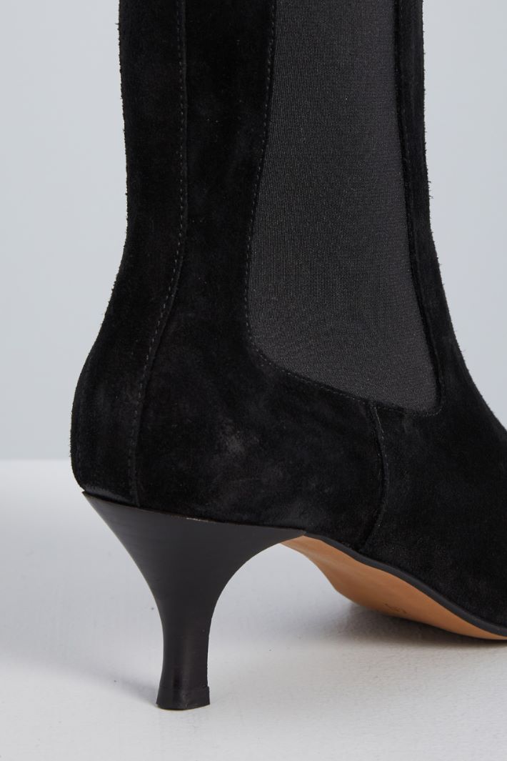 Suede ankle boots with heels Intrend - 4