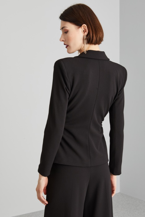 Blazer aderente in jersey