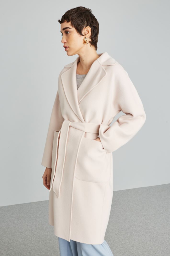 Belted cloth coat Intrend - 3