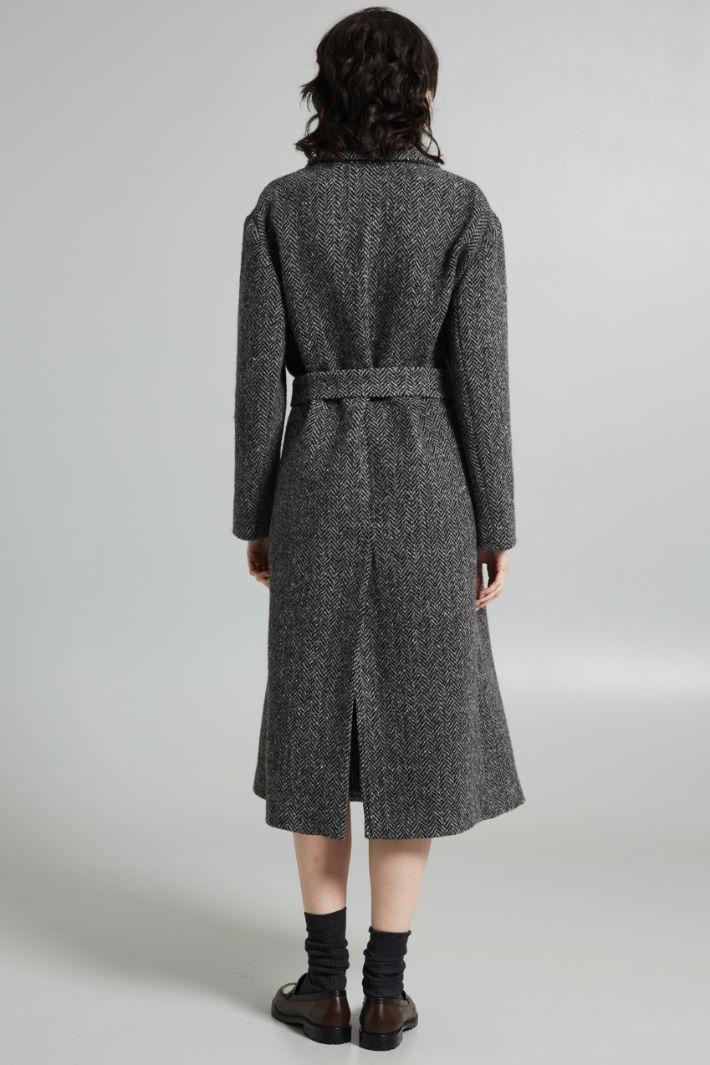 Wool tweed coat Intrend - 2