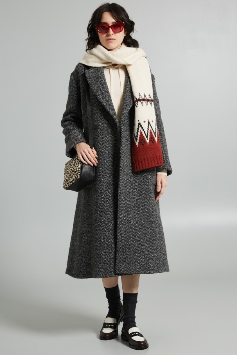 Wool tweed coat Intrend