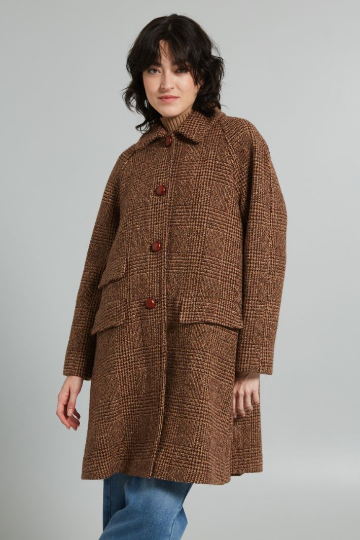 Wool tweed coat Intrend - 3