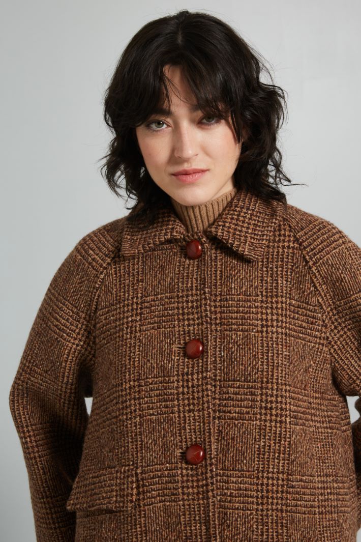 Wool tweed coat Intrend - 4