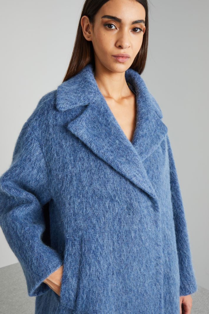 Wool, mohair and alpaca coat Intrend - 4