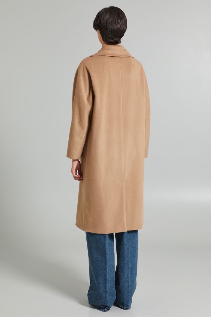 Double-breasted broadcloth coat Intrend - 2