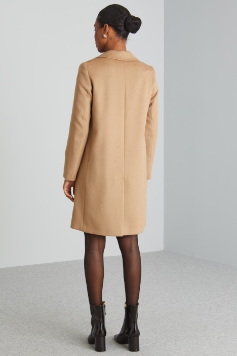 Cappotto zibellinato in lana