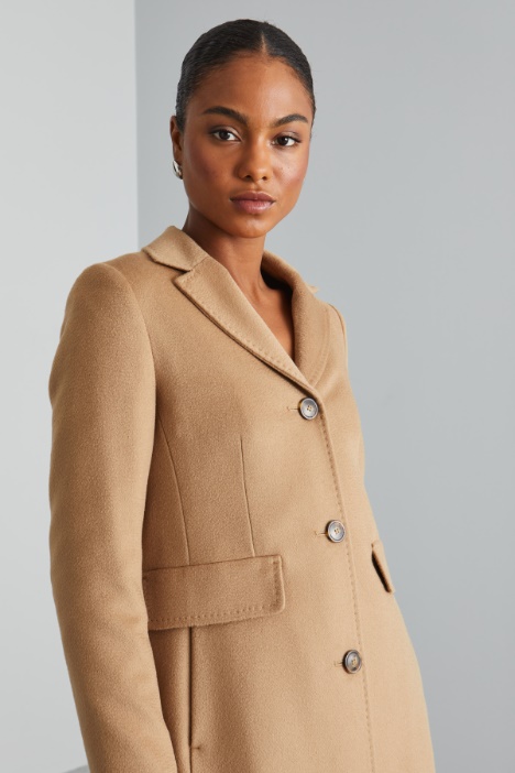 Cappotto zibellinato in lana