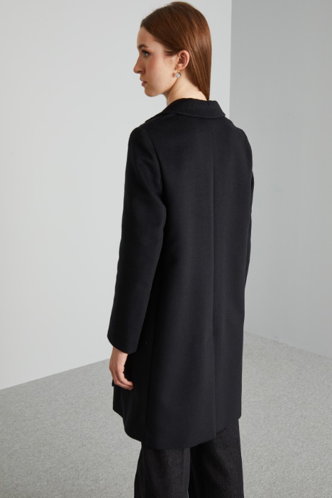 Cappotto zibellinato in lana