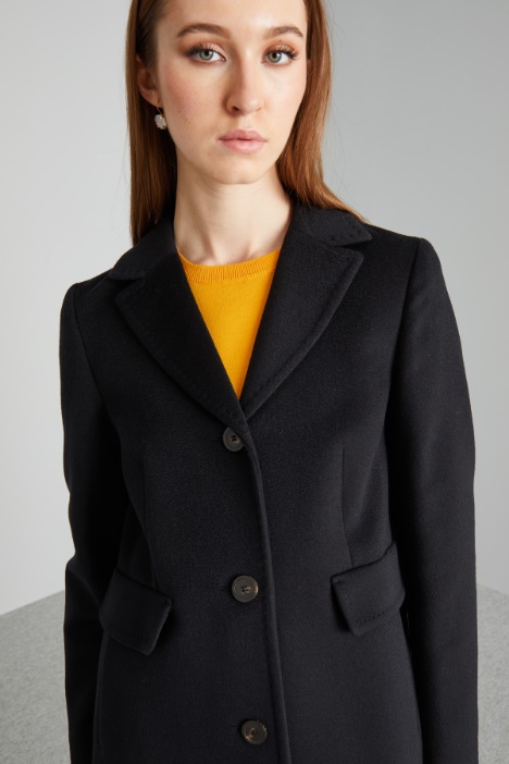 Cappotto zibellinato in lana