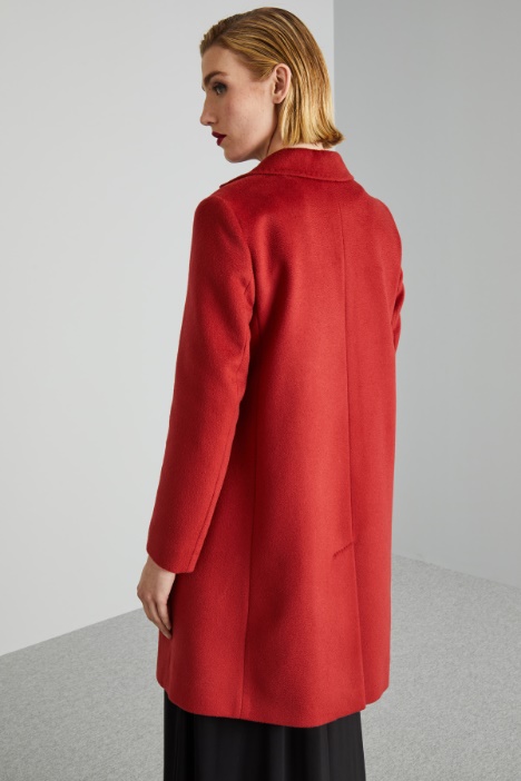 Cappotto zibellinato in lana