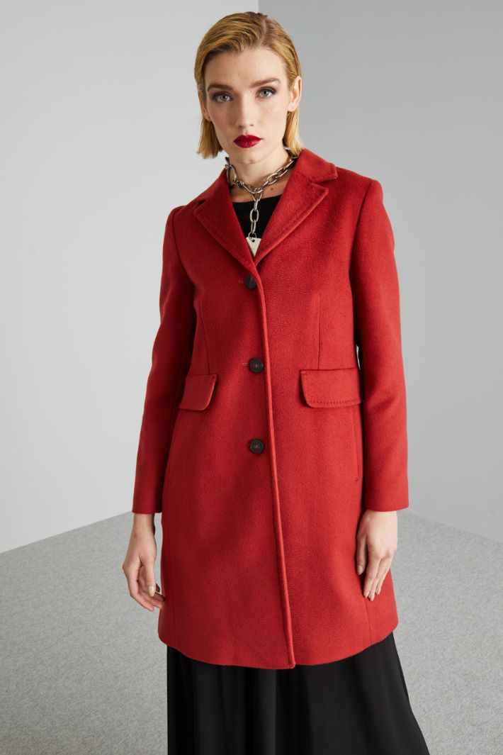 Wool broadcloth coat Intrend - 3