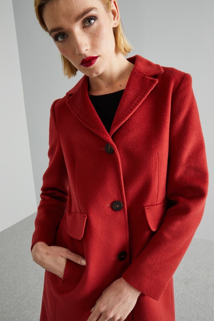 Wool broadcloth coat Intrend - 4