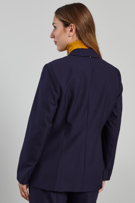 Blazer sfiancato in viscosa