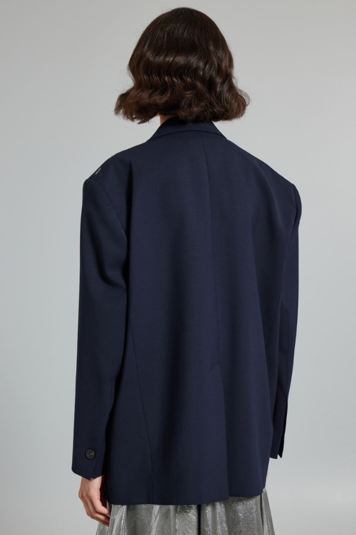 Oversized gabardine blazer Intrend - 2