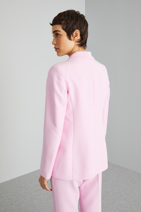 Blazer con cuello de chal