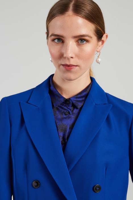 Blazer doppiopetto in cady