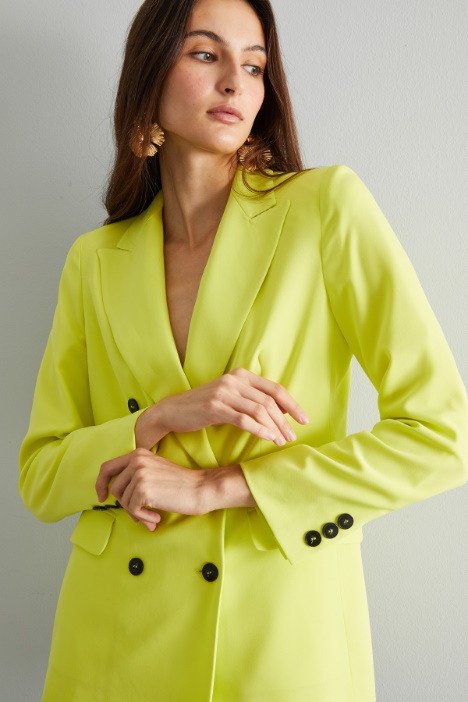 Blazer doppiopetto in cady