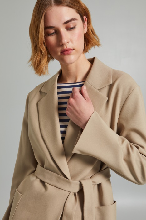 Blazer over con cintura