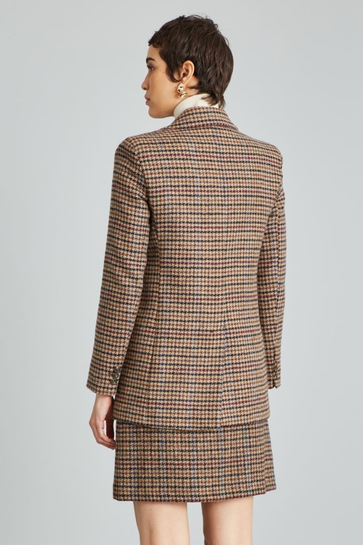 Basketweave wool blazer Intrend - 2