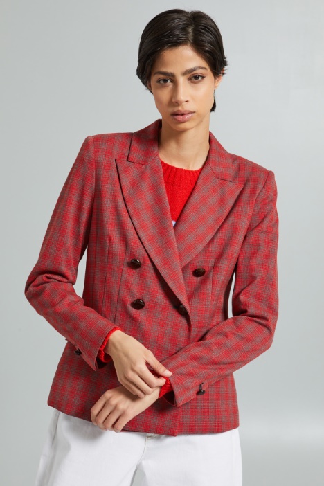 Blazer doppiopetto in batavia Intrend