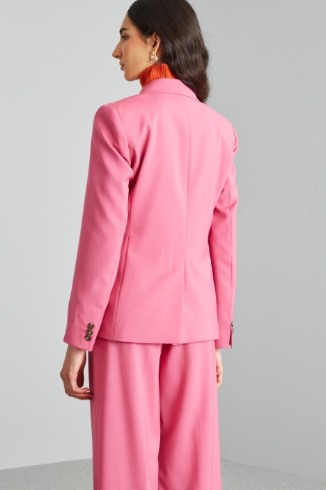 Blazer sfiancato in lana